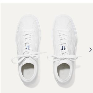 Rothy’s Bright White Lace Up Sneakers Sz 12